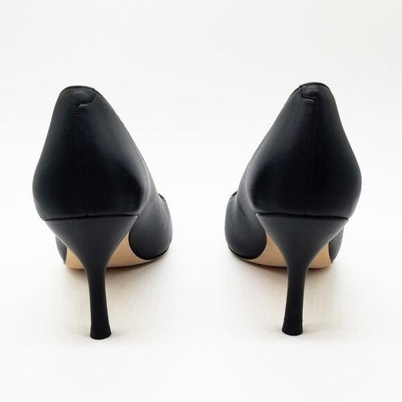 Sleek Black Leather Heels - Picture 9 of 16